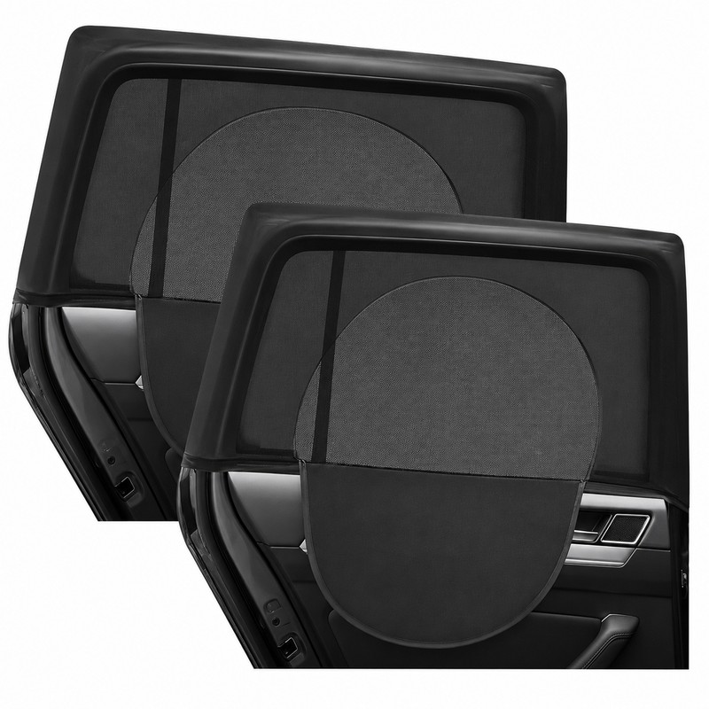 2-Pack Car Window Shade Curtains for Side Windows – Elastic
