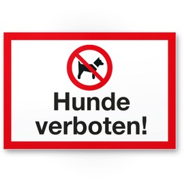 Komma Security Dogs prohibited sign - dogs stay outside sign door sign prohibition sign - dog prohibition sign - dog prohibited - restaurants shops shops