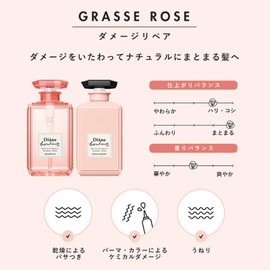 Diane Bonheur Damage Repair Treatment, Refill, Grass Rose Refill, 13.5 fl oz (400 ml) x 1