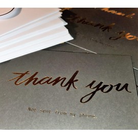 Thank You Cards Notes 20 total, with envelopes. Blank inside for personalizing weddings, baby showers, bridal showers, funerals,