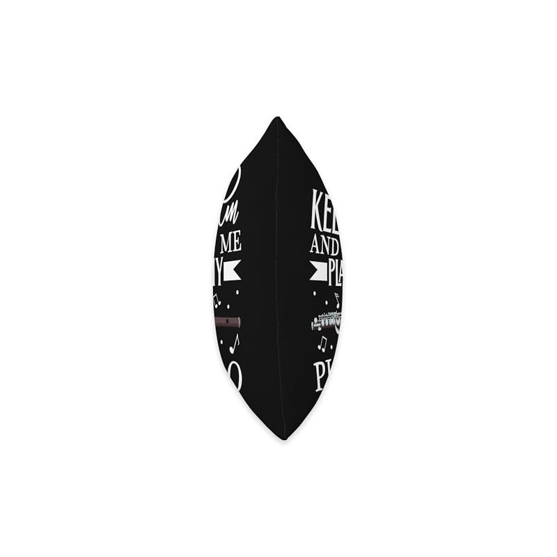 Creative Piccolo Designs Keep Calm-I Play Piccolo Throw Pillow, 16x16,