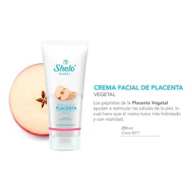 Crema Facial De Placenta Vegetal Sheló Nabel 250ml Tipo de piel Mixta