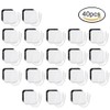 40Pcs Reusable Self adhesive Health Care Massager Electrode Replacement Pads