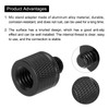 QUARKZMAN 4 Piece Microphone Stand Adapter 3/8 Female to M8