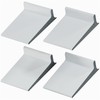 KS Hardware Superior Door Corner Seal, Raised Fin Tucks Behind