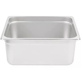 Dilitools Inserto Contenedor Acero Inox De Dos Tercios De 8 Pulgadas