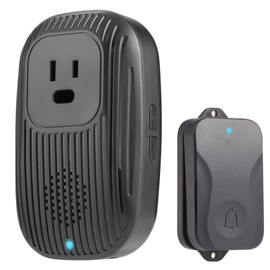 Wireless Doorbell, BIPLHIVZ Self-Powered Door bell IP44 Dustproof and Waterproof for Home, 0-110db Plug-through Wireless Doorbell Ringer for Homes Classroom 4 Volume Levels,36 Chimes and Tunes