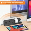 Desk Power Socket with USB C，ANVODE 3 Way Plug Extension