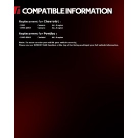 Torchbeam Front Shocks Absorber Struts Amortiguadores Delanteros Replacement for Pontiac Firebird 1993-2002 72362 * 2