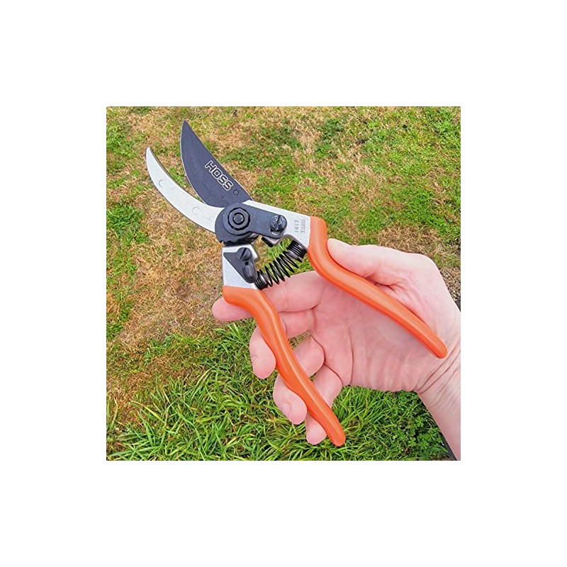 HOSS Pruning Shears | Heavy-Duty Pruning Shears with Non-stick Blade