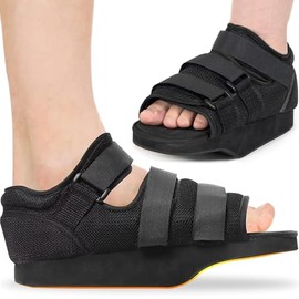 Zapato Volado del Antepié, Bota Ortopedica Pie Izquierdo, para Pie Izquierdo Como Derecho, Antepié Descarga, Curación, Botas Postquirúrgicas, para Cirugía de dedos rotos, Rehabilitacion (Medium)