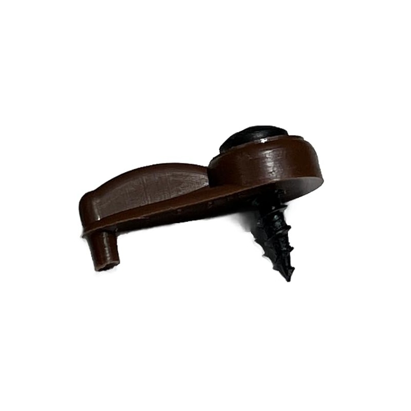 Glass Cabinet Panel Retainer Clips with Screws 25 Clips (Choose