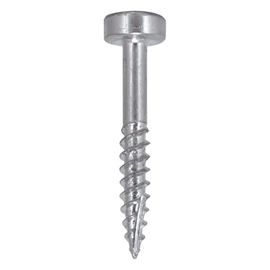 Trend Pocket Hole Screws for Hardwoods, 25mm Long, Pack of 500, Fine Self-Cutting Threaded Square Drive Screws, PH/6X25/500