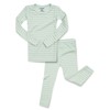 AVAUMA Conjunto de pijama con estampado de rayas para bebés