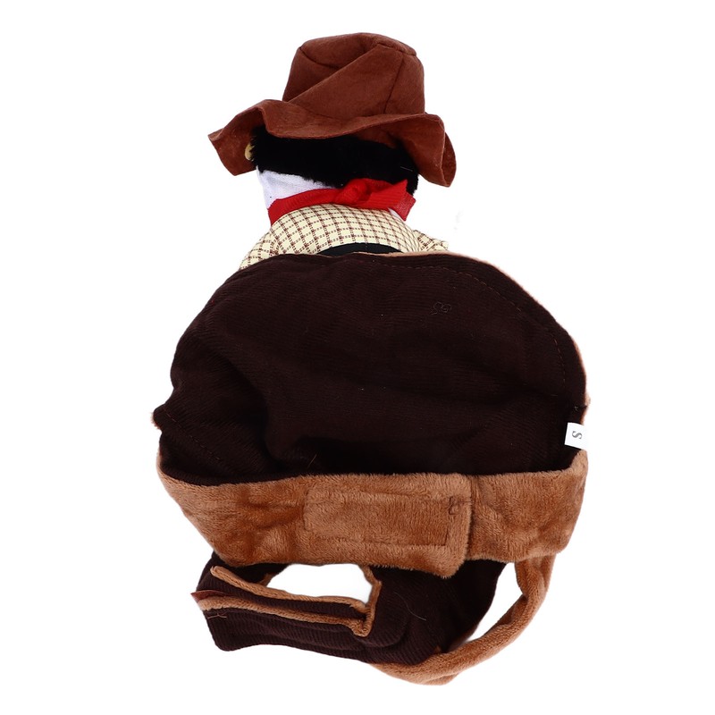 Cowboy Pet Costume Breathable Comfortable Polyester Dog Cloth Decorative Funny