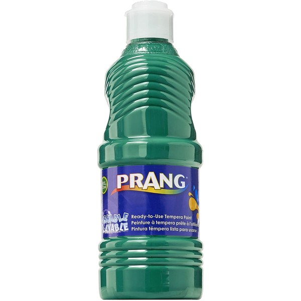 Prang Ready-to-Use Washable Tempera Paint, 16-Ounce Bottle, Green (10704), Pint