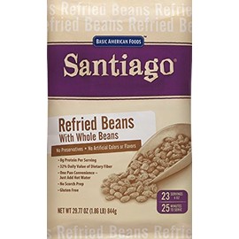 Traditional Refried Beans with Whole Beans Mix, 1.86 Pound Pouch