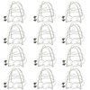 Ciao Stilista 1/2" Fire Sprinkler Head Cage Guard (12 Pack,