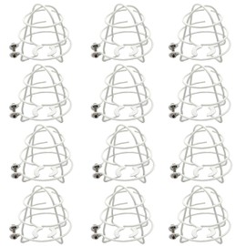 Ciao Stilista 1/2" Fire Sprinkler Head Cage Guard (12 Pack, White, Steel, Wall Mount)