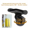 1 Pair Replacement Wheels 360 Swivel Suitcase Casters for Luggage