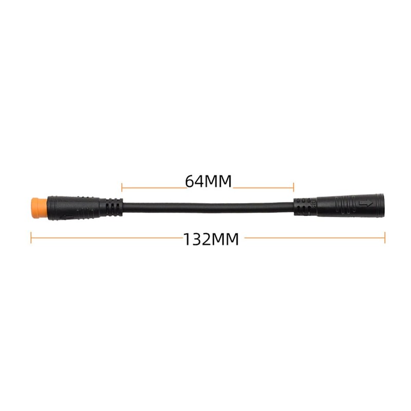 Ausi 3 PCS E-Bike Thumb Throttle Cable, 3-Pin Waterproof Connector