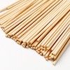 RYAN Wooden Sticks, Round Wood, Pack of 100, Wooden Sticks for Crafts, Diameter 3 mm, Length 30 cm, Wooden Sticks for Crafts, Model Making, DIY Crafts, Wooden Sticks Crafts