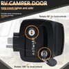 AOTWSEN Camper Door Lock,Rv Door Lock Replacement- Paddle Handle Deadbolt