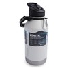 Hydragear Zenith Straw Stainless Steel Bottle with Carabiner, Compass, Signal