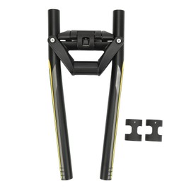 620mm Bike Handlebar Aluminium Alloy Handlebar Modified Bike Folding Bar for Mountain Bicycle Black Yellow