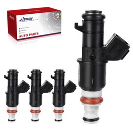 4PCS Fuel Injectors 8 Holes Compatible with Acura RSX 2005-2006, for Honda Accord 2003-2007, CR-V 2005-2009, Element 2003-2011 L4 2.4L Replace# 16450RAAA01