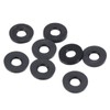 PATIKIL M5 Rubber Flat Washers 8 Pack 5 mm ID