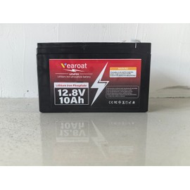 Vearoat 12V 7Ah Lithium LiFePO4 Deep Cycle Battery (2-Pack), Built-in 20A BMS, Low-Temp Protection Up to 4000+ Cycles Rechargeable Battery for Power Wheels, Solar, Marine, Fish Finder, Camping