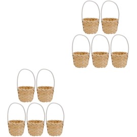 Happyyami 10 x Small Wicker Basket