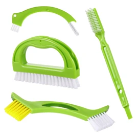 siismi 4-in-1 Grout Cleaning Brush Kit, Grout and Gap Cleaning Brush, Cleaning Brush for Deep Cleaning of Showers, Floors, Bathroom and Kitchen