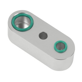 Rear AC Block Off Kit Compatible with Infinity QX56 2004-2013/ Fit Nissan Pathfinder 2005-2012/ Fit Nissan Armada 2005-2015，Silver