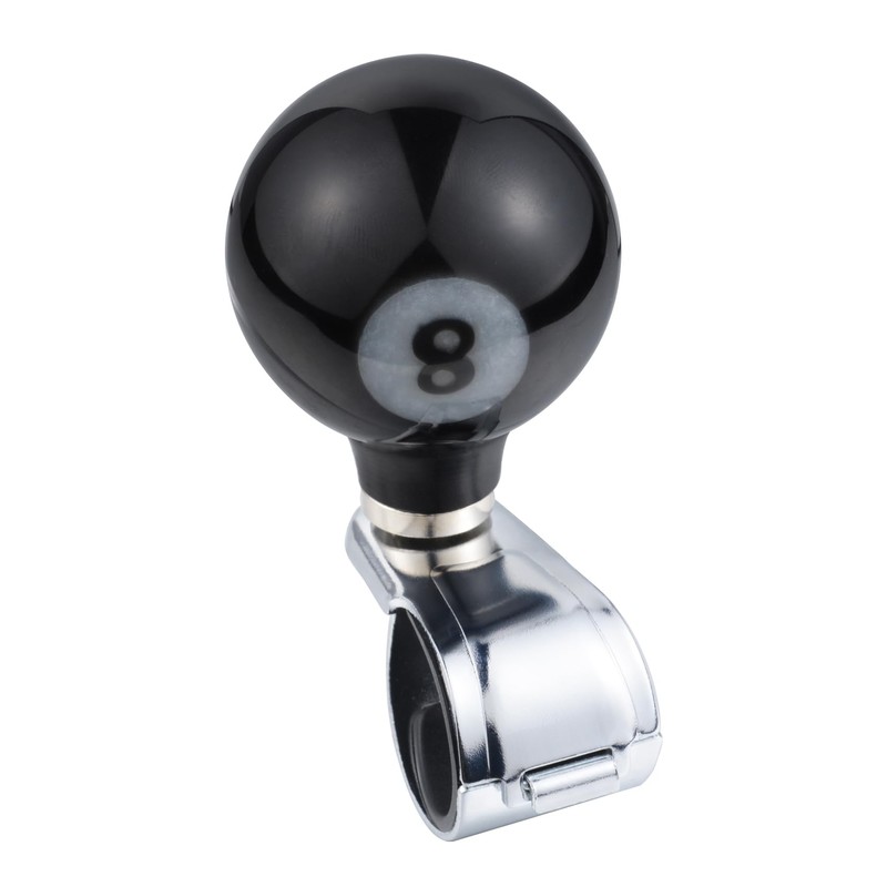 Abfer 8 Ball Steering Wheel Suicide Spinner Knob Car Turning