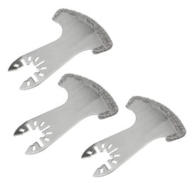 YINETTECH Pack of 3 Diamond Segment Saw Blades with Pivoting Grit for Grout Oscillating Multi Tool Compatible with Black & Decker Dewalt Makita