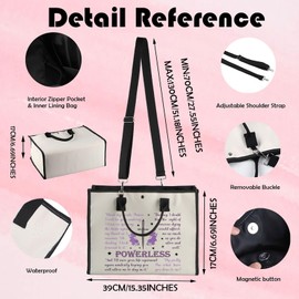 MNIGIU Powerless Book Inspired Gift Special Edition Book Gift Powerless Tote Bag Powerless Lovers Gift For Book Nerds (POWER TB)