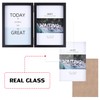 5x7 Double Picture Frame Wooden Hinged Photo Frame Definition Glass