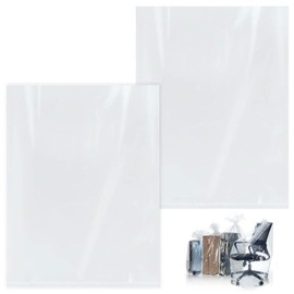 2 Pack Extra Large Clear Plastic Bags, 100 * 152cm Heavy Duty Storage Bags, Dustproof, Moistureproof, Giant Plastic Bags for Luggage, Suitcase, Plush Toys, Clothes, Quilts, Blankets