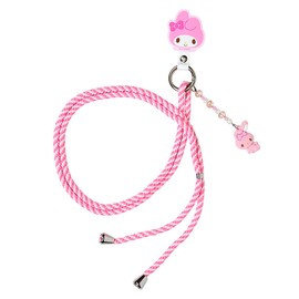 Sanrio 581542 My Melody Shoulder Strap, Polyester, TPU, Acrylic, PVC, Steel