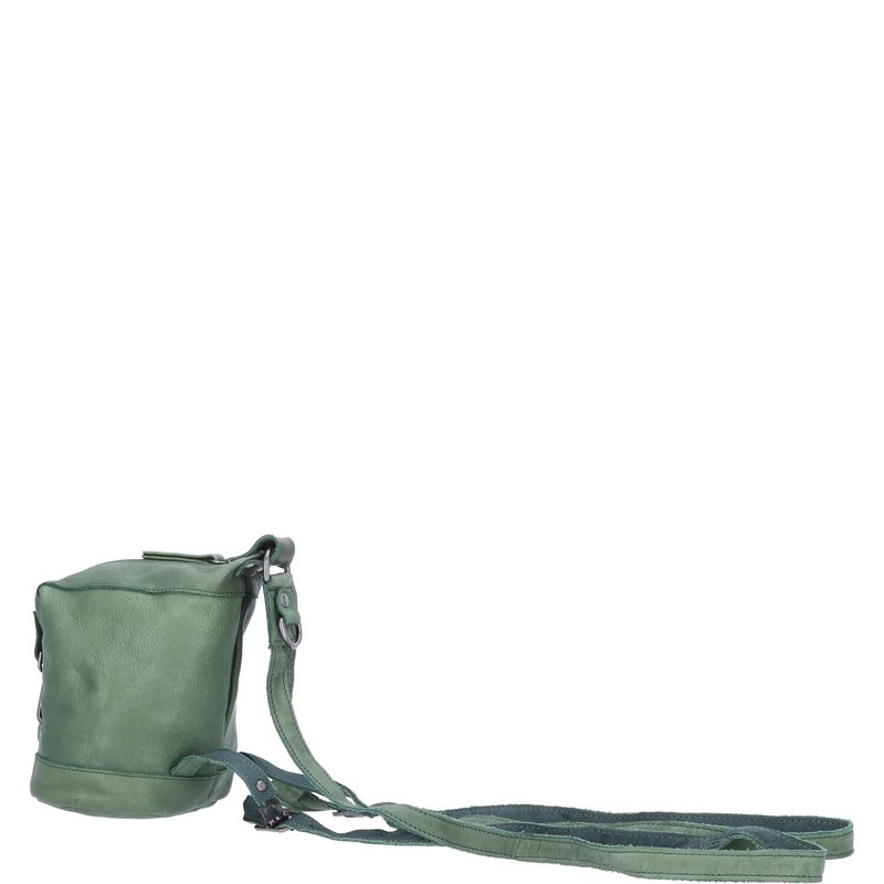 The Skandinavian Brand Mini Leather Backpack Assorted Colours 40 Green,