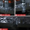 GRIXLEN 1-1/2" x 1-3/8" Annular Cutter with Weldon Shank,Carbide Tip