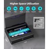 PINEWORLD Gun Safe For Handgun, Gun Case, Biometric Gun Safe