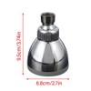 Replacement Shower Head,360 degrees Rotate Adjustable Round Top Showerhead, Bath
