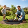 Afcabakila 6 Pack 32.3 Inch Non-Woven Tree Mulch Ring,Plant Barrier