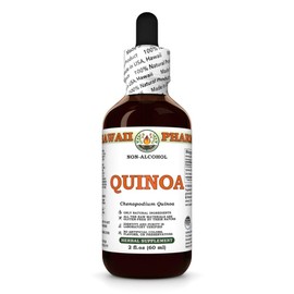 Quinoa (Chenopodium Quinoa) Dry Seed Glycerite, Made in Hawaii, All Natural, Vegan, Lab Tested Alcohol-Free Liquid Extract - 2 fl.oz