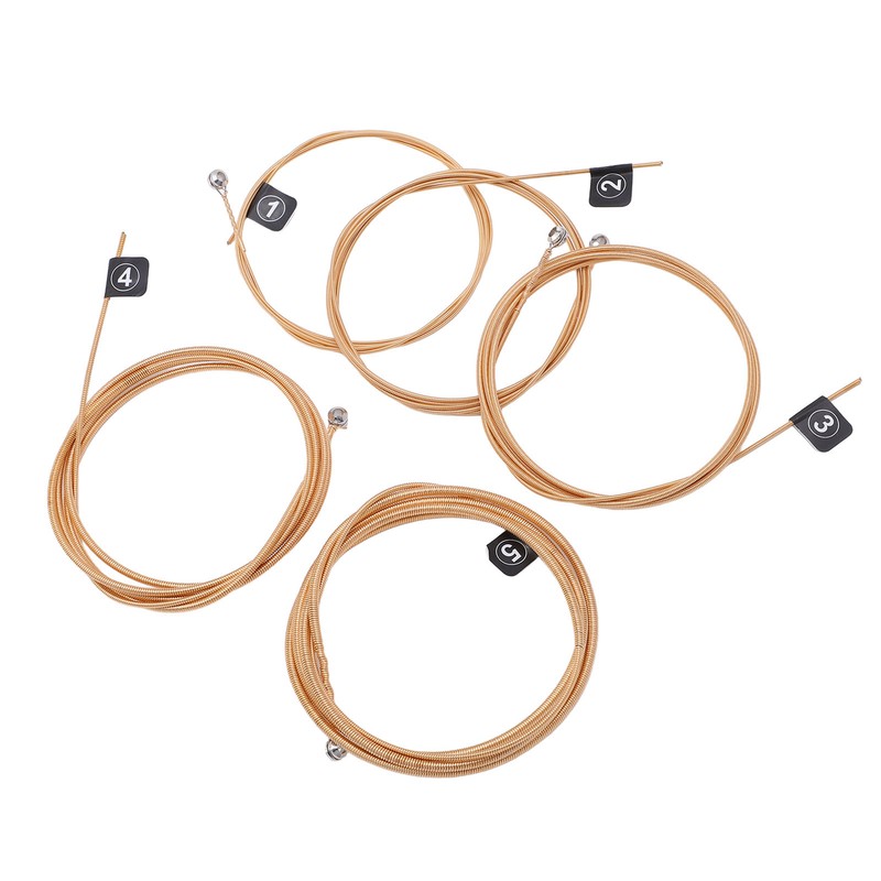 5 String Bass Strings Replacement Professional Metal Wooden Bass Guitar
