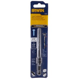 IRWIN Tools 1870568 Impact Performance Series Concrete Screw Installation 3/16-Inch X 5-Inch Drill Bit for 1/4-Inch Screws