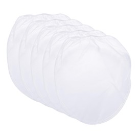 sourcing map Paint Strainer Bags 1 Gallon 10.6"x8.7" Fine Mesh Reusable Polyester Strainer with Elastic Opening for Painting, Aquarium, Lab, Agricultural, Industrial, 5Pcs